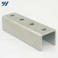 Slotted Galvanized u channel steel beam sizes, steel u channel